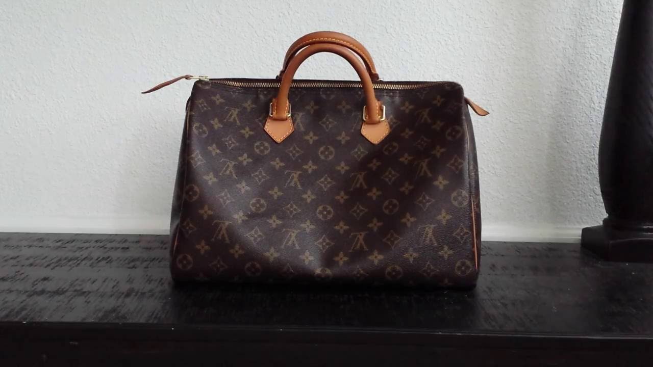 My Patina Champ Cleaning Method on my 5 year old Louis Vuitton Speedy 35 