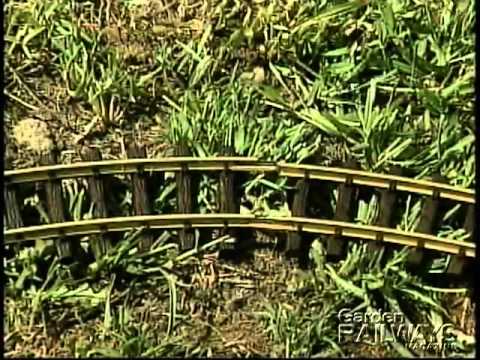 Video: Train Gardening Information - Skapa ett trädgårdstågspår i landskapet