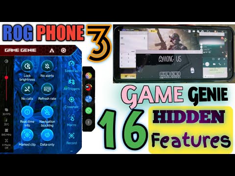 ROG PHONE 3 Gaming HIDDEN FEATURES | Tips & Tricks:: Game Genie  | LIVE STREAM | bypass charging