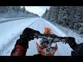 Ice spikes on KTM EXC 525, wheelies and enduro | GoPro | Pure Sound