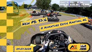 New PB, 37.16 at Adventure Eefde | Fastest Laps Onboard
