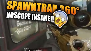 360 Spawn Trap No scope Black Ops 2| NUKETOWN NOSCOPE SPAWN TRAP 360°!!