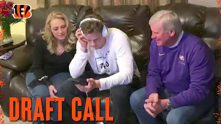 Joe Burrow's #1 Draft Pick Call from Head Coach Zac Taylor | Cincinnati Bengals