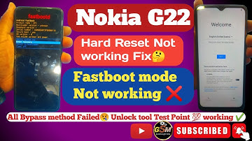 Nokia G22 (TA-1528) Hard reset Not working Fix🤔2025 | Nokia TA-1528 Paswed /FRP Bypass Unlock Tool✅