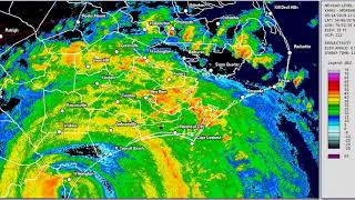 Hurricane Florence Makes Landfall In North Carolina (Morehead City Radar)