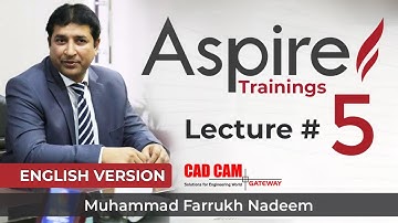 Vectric Aspire CAD CAM 2D Design Lecture 05 | Muhammad Farrukh Nadeem