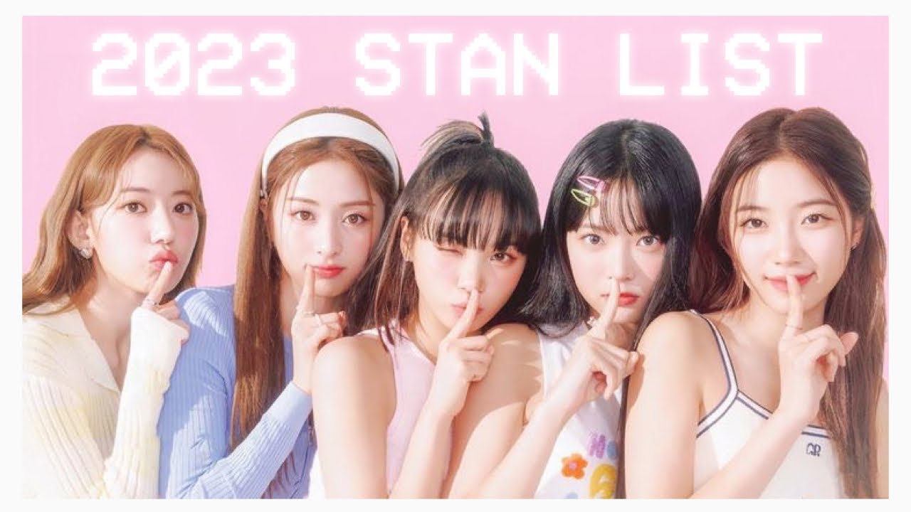 my 2023 stan list! YouTube