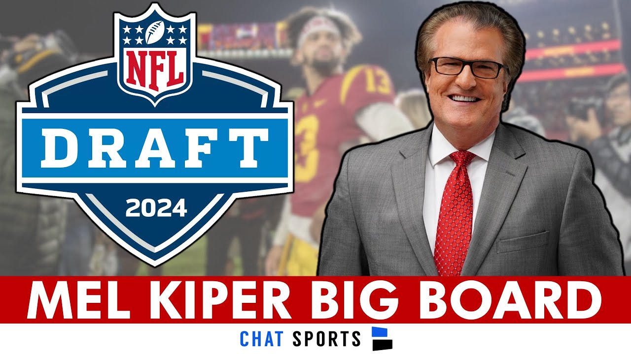 UPDATED Mel Kiper 2024 NFL Draft Big Board - Top 25 Draft Prospects Ft.  Michael Penix & Brock Bowers 