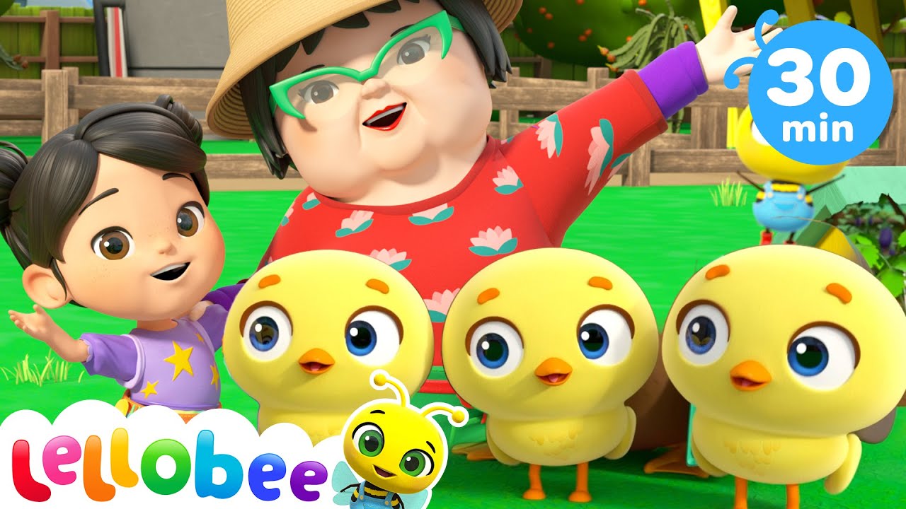 Five Little Ducks + More - Lellobee City Farm | Kids Cartoons& Nursery Rhymes | Moonbug Kids