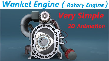 Rotary Engine Working ( Wankel Engine ) || How it works || 3D Animation