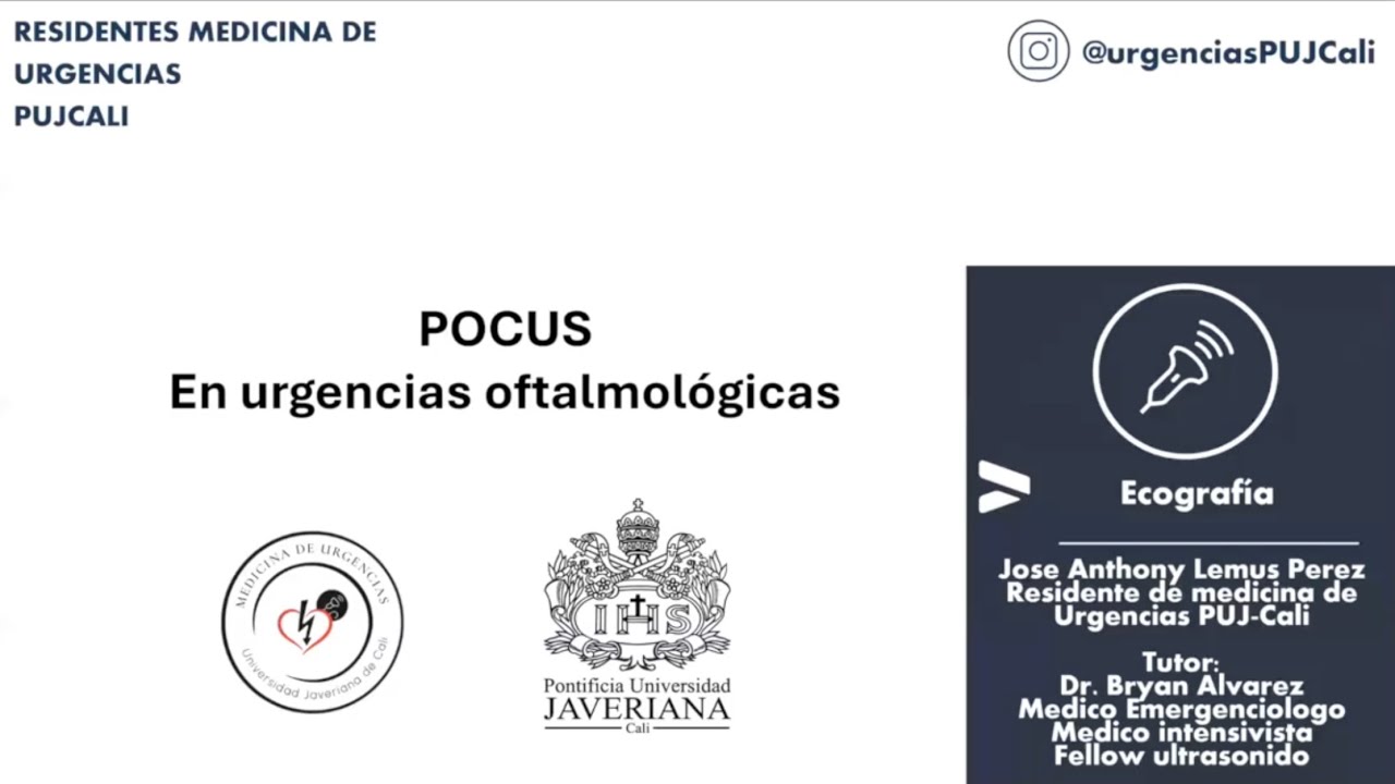 POCUS : Urgencias oftalmologicas