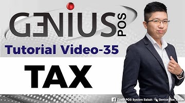 Genius POS Advance Tutorial 35 Tax