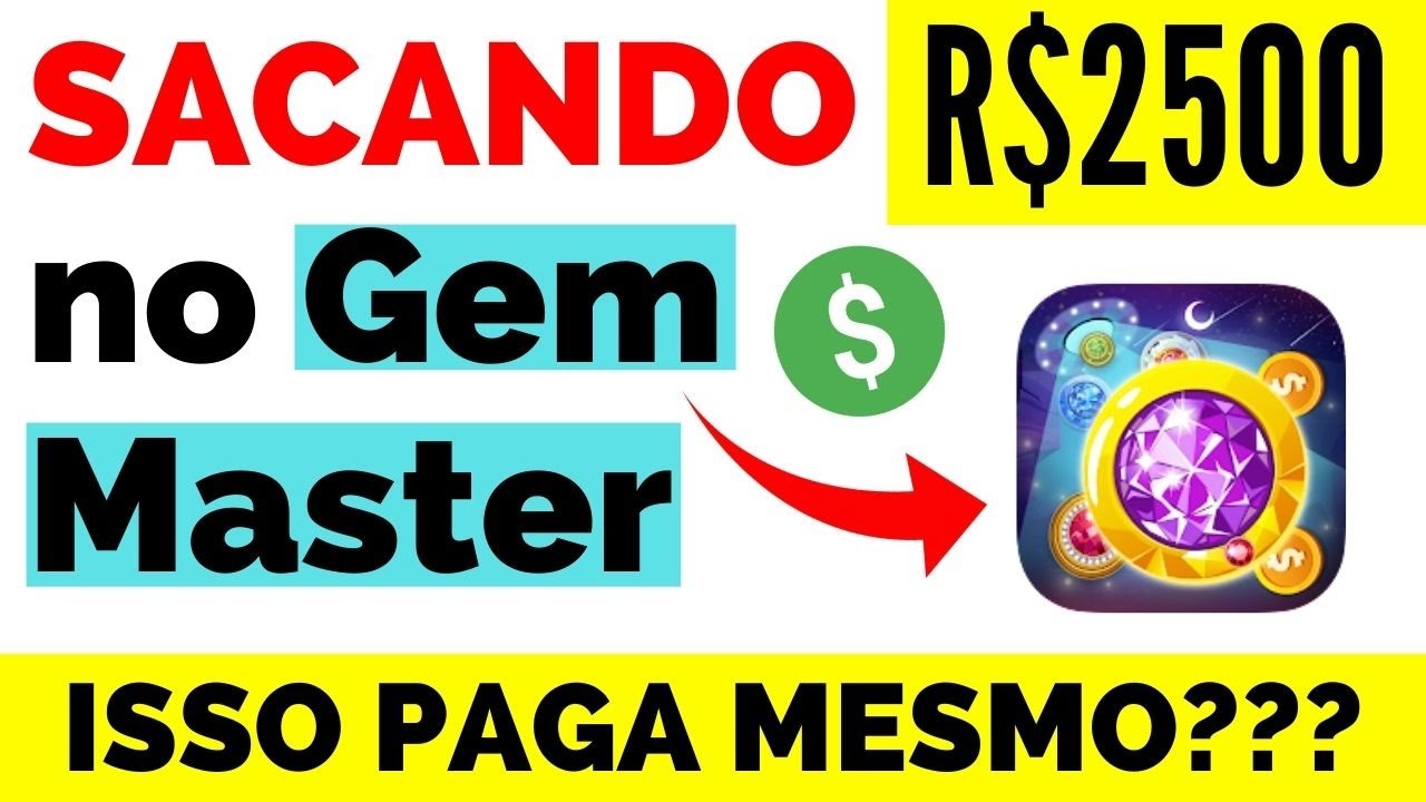 Ligação do Google play com o jogo Gem Master, jogo de enganação