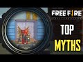 Top Mythbusters in FREEFIRE Battleground | FREEFIRE Myths #164