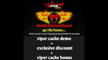 Viper cache demo video and full review | viper cache bonus | viper cache complete information
