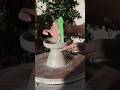 Making a pillar candle holder 🔥 #pottery #ceramics #clay #art #studio #tutorial #howto #shorts #diy