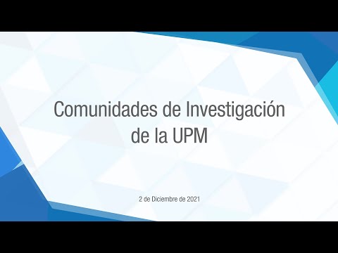 Comunidades de investigación de la UPM