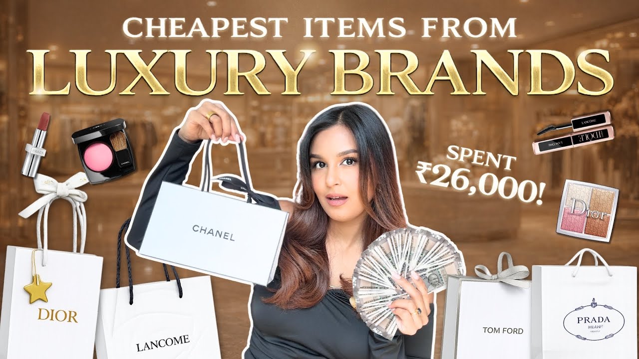 I Spent ₹26,000 to try the Cheapest Products from LUXURY Beauty Brands💵 /Mridul Sharma