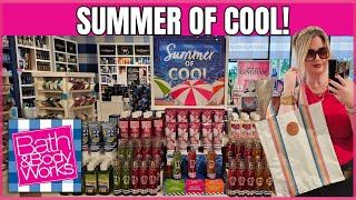 Summer Of Cool at Bath & Body Works | New Items | Store Walk Thru | #bathandbodyworks #candles