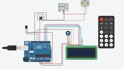 Speed Controller Of Dc Fan With Remote Control || Thinkercad