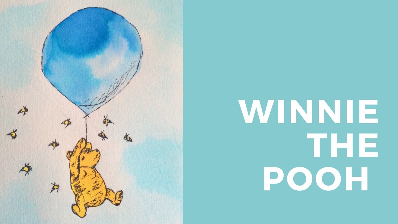 How to draw and paint Winnie the Pooh with the Little Art School YouTube