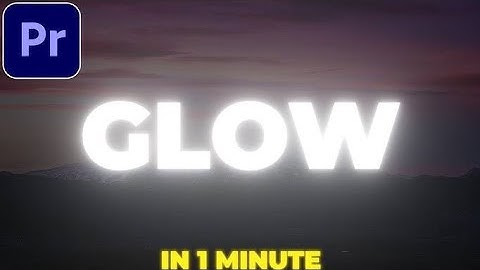 Glowing/Neon Text in Premiere Pro | Glow Effect Tutorial | No Plugins