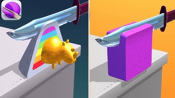 ASMR Slicing Game Walkthrough All Levels (IOS Android) Part 1