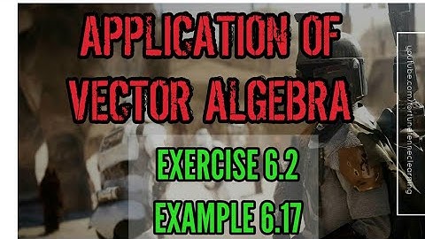 EXAMPLE 6.17 | CLASS 12 | CHAPTER 6 | APPLICATION OF VECTOR ALGEBRA | EXERCISE 6.2 | PARTHAA MATHS