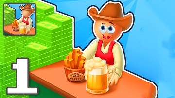 My Western Tavern - Gameplay Walkthrough Part 1 - Tutorial Service Store (iOS, Android)