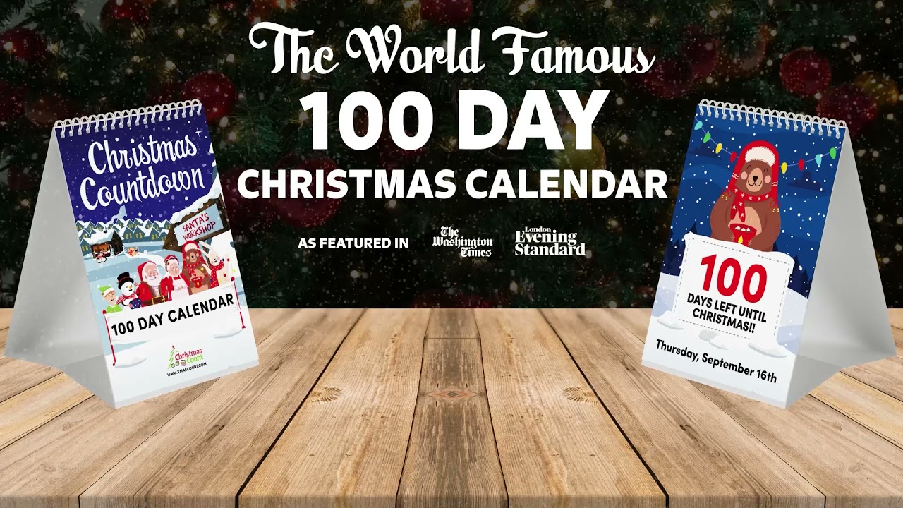 The WORLD FAMOUS 100 DAY Christmas Countdown Calendar has been released for 2021! 😱🎅🎄🎉