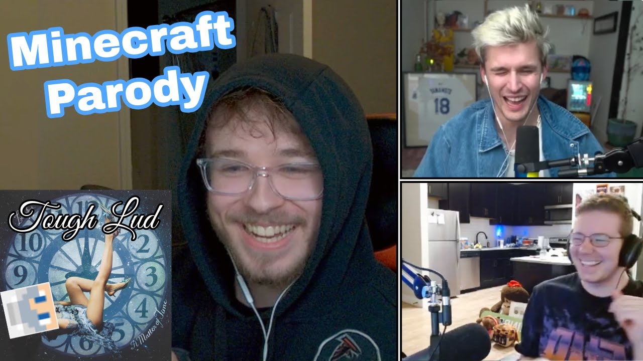 Infume делает пародии на Ludwig ft. Feinberg в Minecraft