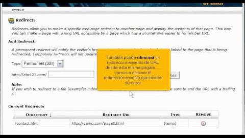 ¿Cómo administrar redirecciones de URL en Cpanel?