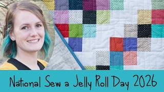 National Sew a Jelly Roll Day 2026 - Mosaic Floor from Project Jelly Roll