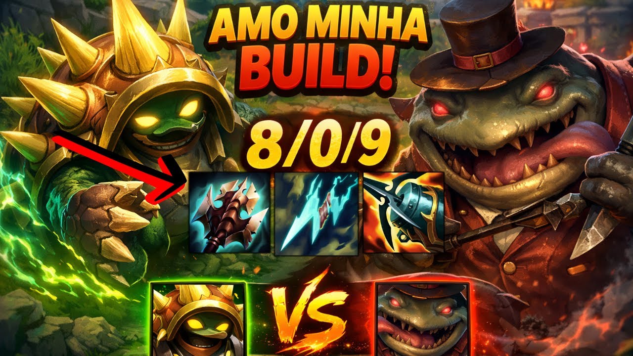 RAMMUS TOP INSANO vs TAHM KENCH | Luanmmus