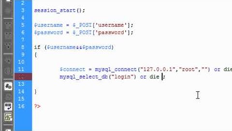PHP: Creating a simple PHP login (Part 2)