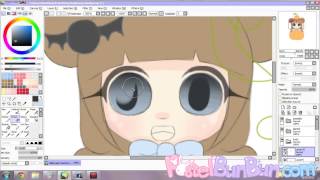 DRAW WITH ME #002 - Halloween Pumpkin BunBun Speed Paint 9-26-13