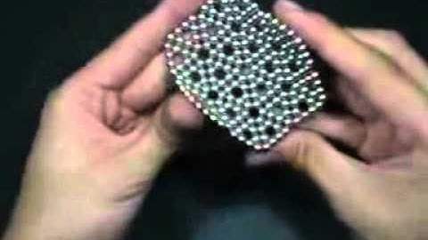 TetraMag - 216 magnetic balls - a very nice 3D triangle