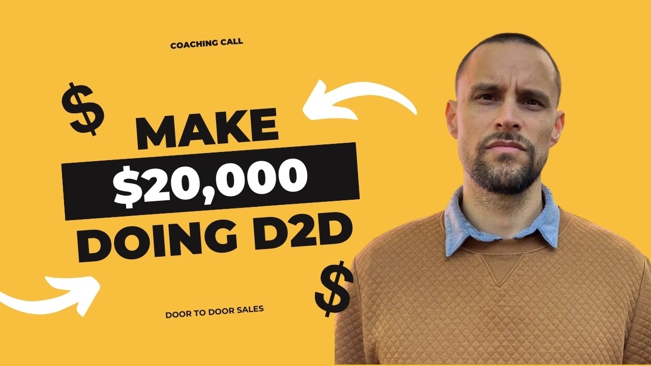 How To Make 20.000 USD a MONTH(!!) With Door To Door Sales (20k with D2D with Tyler)