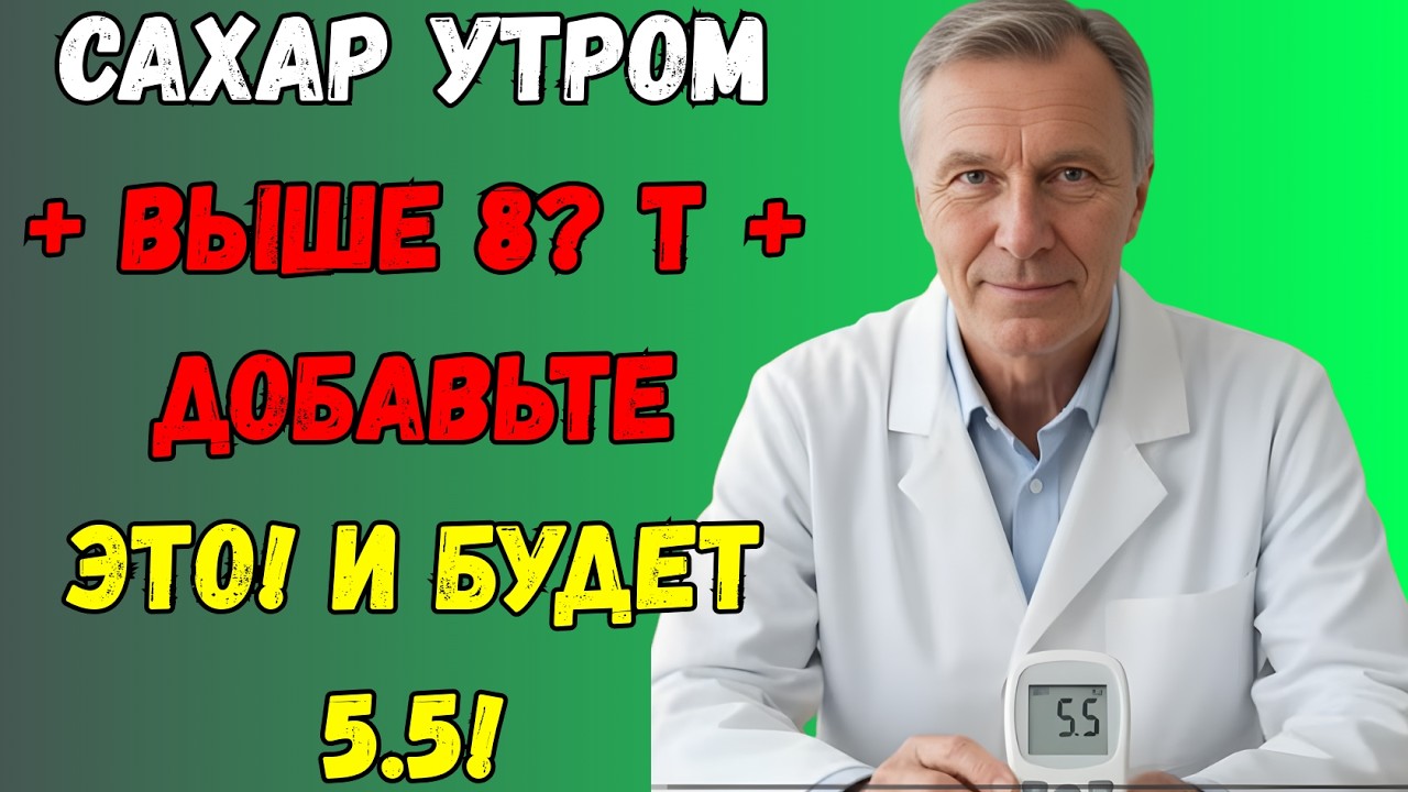 Сахар 5.5 каждое утро — секрет, о котором забыли врачи. Делайте всего 1 шаг