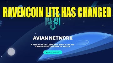 Ravencoin Lite Has Become Avian Network! Avian Token RVL