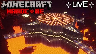Building a Nether Highway in Hardcore Minecraft Survival Let's Play 1.20