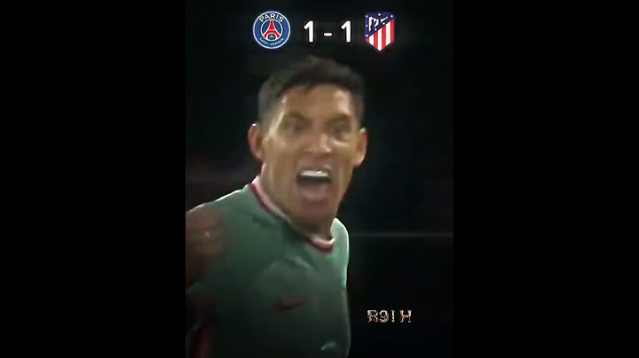 PSG VS Atletico Madrid (1-2) champions league