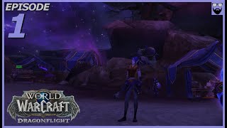 Let's Play World of Warcraft - Dragonflight - Void Elf Warlock - Part 1 Relaxing Leveling Gameplay
