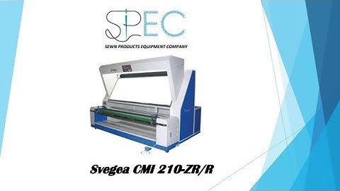 Svegea CMI 210ZR/R Fabric Inspection Machine