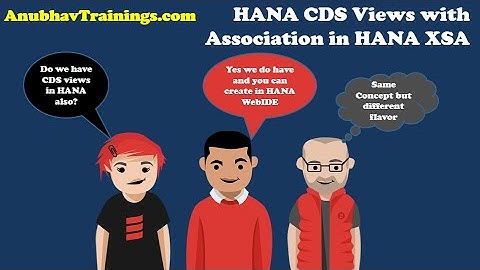 ABAP CDS v/s HANA CDS | Introduction to HANA CDS | CDS views in HANA XSA | contact@anubhavtrainings