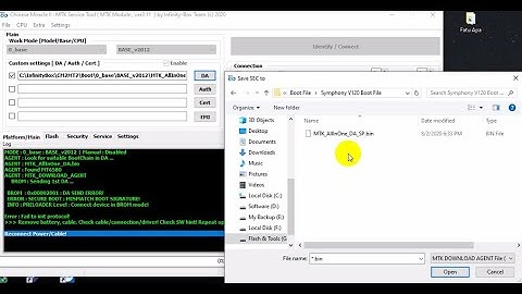 Symphony V120 Frp Bypass By CM2 MT2 With Boot File Without Password