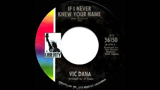 Watch Vic Dana If I Never Knew Your Name video