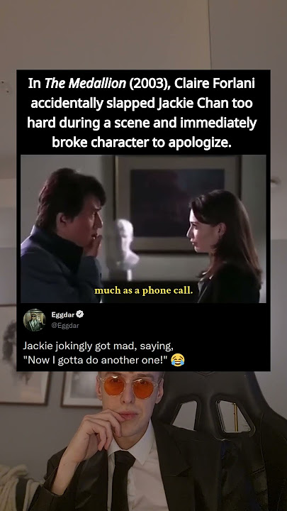 In The Medallion (2003), Claire Forlani accidentally slapped Jackie Chan too hard during a scene