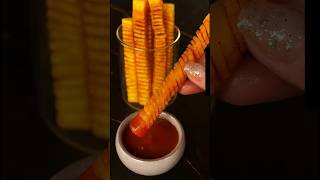 accordion fried potatoes 🥔😋