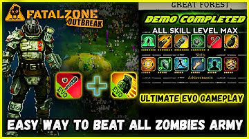 Fatalzone: OutBreak | Easy way to Beat Zombies with Ultimate Evo Weapon
